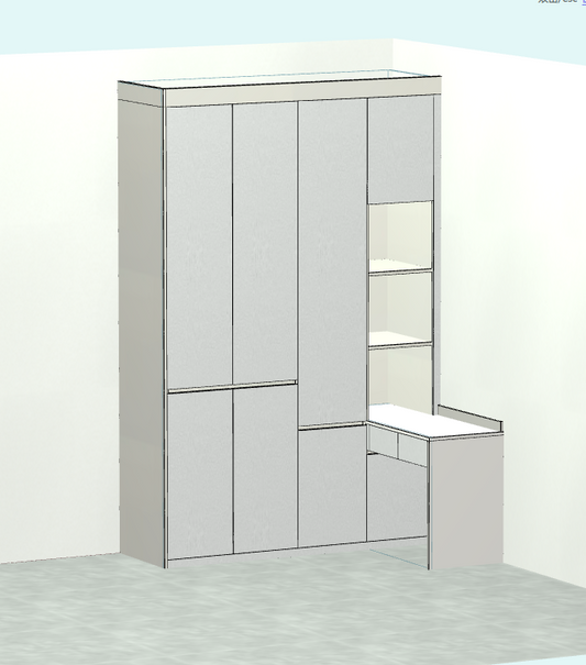 Panel furniture design order dismantling software, only need to draw a diagram renderings, order dismantling data to save time and labor