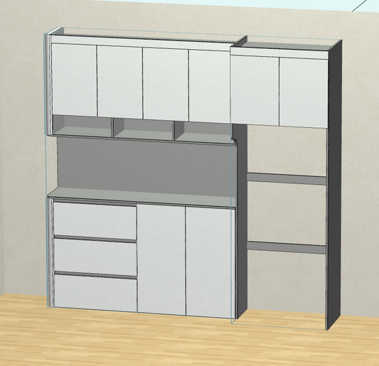 Panel furniture design order dismantling software, only need to draw a diagram renderings, order dismantling data to save time and labor