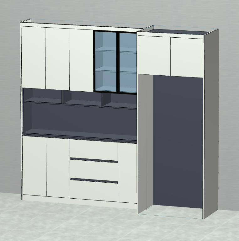 Panel furniture design order software, mobile phones, computers and tablets can be operated from three ports, on-site volume