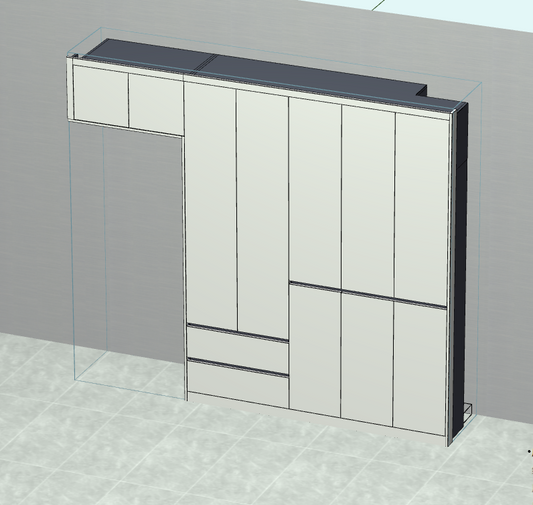 The cabinet software only needs to draw a diagram and split the order data to save time and labor