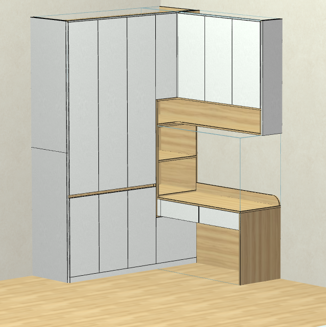 Panel furniture design order software, mobile phones, computers and tablets can be operated from three ports, on-site volume