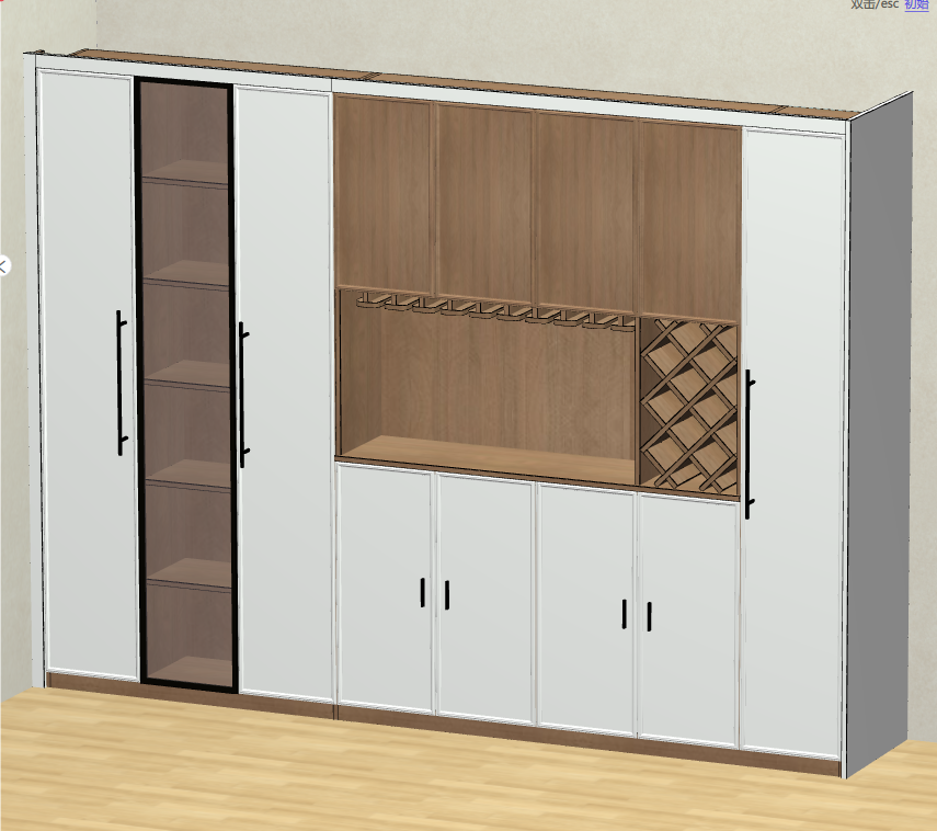 You only need to draw a diagram of the panel furniture design and order splitting software, renderings, order splitting data, and design to production in one