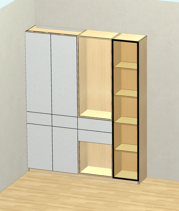 Panel furniture design and order dismantling software, mobile phone, tablet, computer three ends can be drawn online to dismantle the order