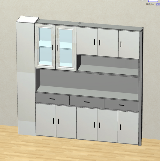 Cabinet software, mobile phones, computers and tablets can be operated from three ports, on-site volume