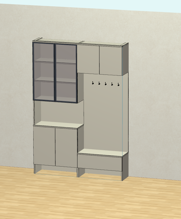 Panel furniture cabinet design and order splitting software, on-site measurement of the room can be out of the renderings, front-end design back-end production, front and back end through