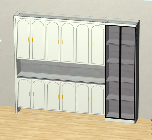 Cabinet software, on-site mobile phone, tablet, computer design, computer docking equipment production