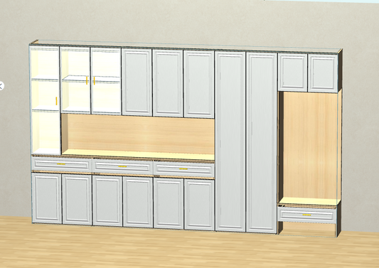Cabinet software makes the design easier, and there is no need to understand the basics of CAD