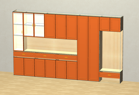 Cabinet software, one-click quotation, order splitting, rendering, export CAD docking equipment production