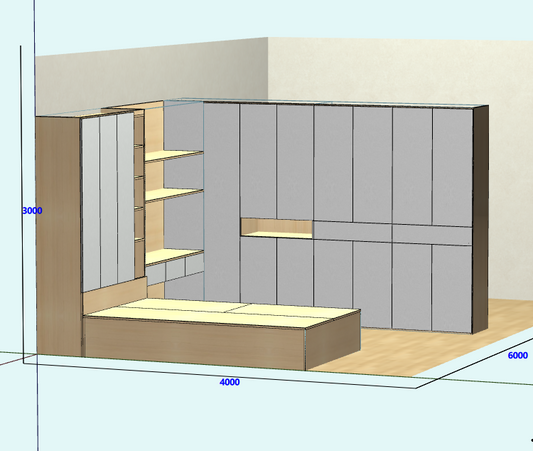 Panel furniture design and order splitting software, mobile phones, tablets, and computers can be drawn online to help the factory grow 3 times