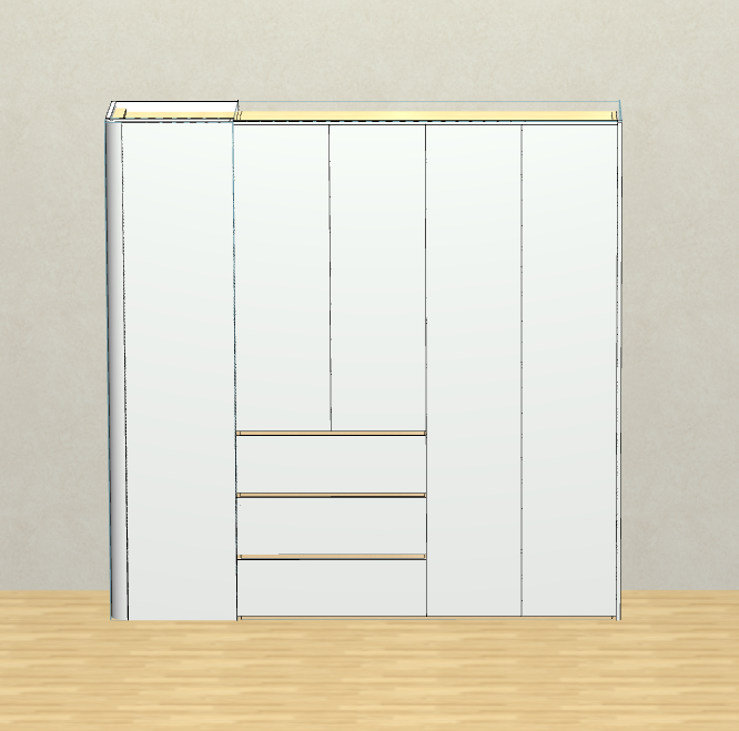 The cabinet software is a good helper for the whole house customization, and the design and production are integrated!