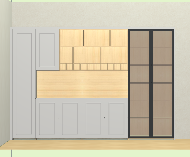 Cabinet software, one horizontal and one vertical six-sided drawing cabinet, one-click order splitting, quotation, CAD export!