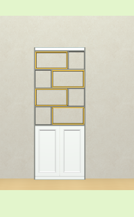 Cabinet software, one horizontal and one vertical six-sided drawing cabinet, one-click order splitting, quotation, CAD export!