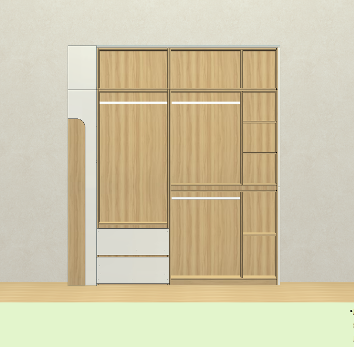 The cabinet software is unprecedentedly simple, and novices, carpentry masters, and installers can use a single rendering production software