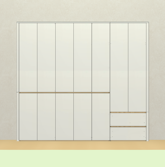 The cabinet software only needs to draw a diagram and split the order data to save time and labor