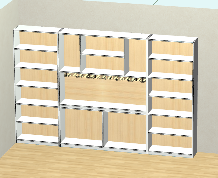 If you can't hire a designer and don't know CAD software, then try this cabinet for fools