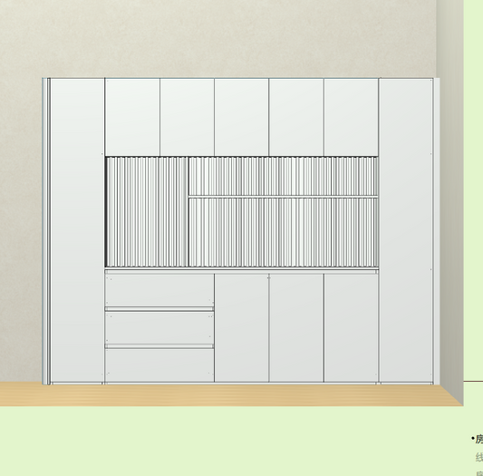 Remote eye remote docking customer customer scan the code to view the design 3D renderings electronic confirmation