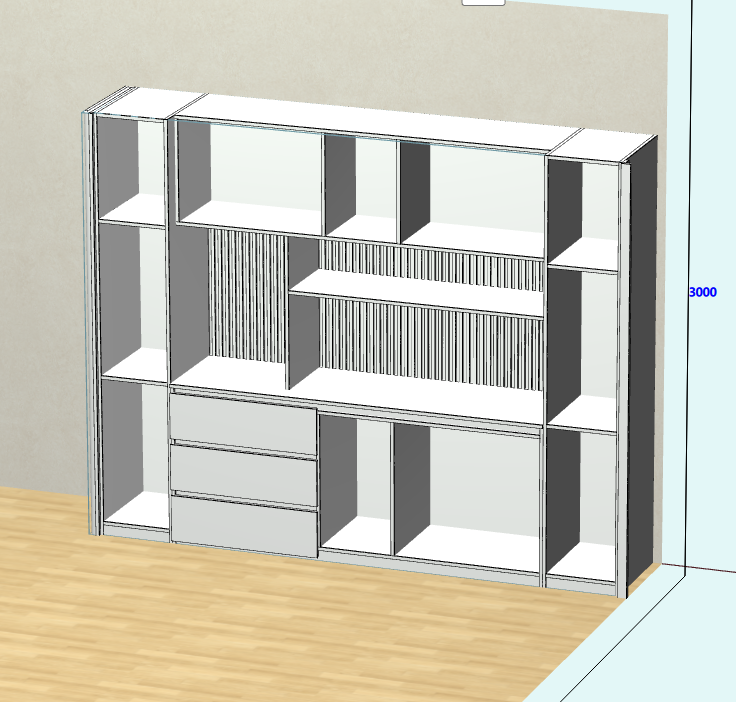 Remote eye remote docking customer customer scan the code to view the design 3D renderings electronic confirmation