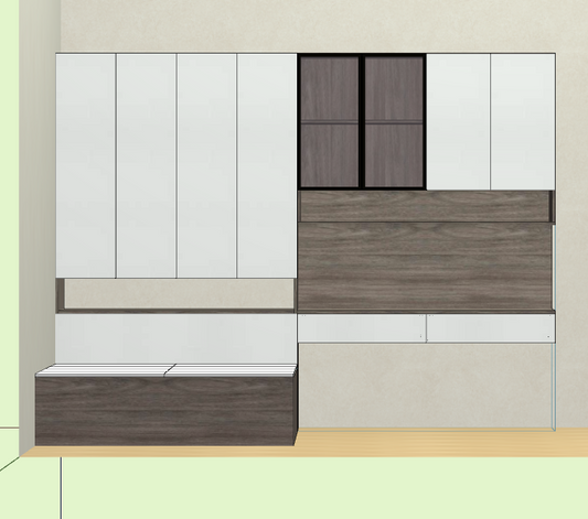 Remote eye remote docking customer customer scan the code to view the design 3D renderings electronic confirmation