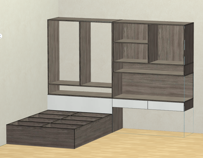 Remote eye remote docking customer customer scan the code to view the design 3D renderings electronic confirmation