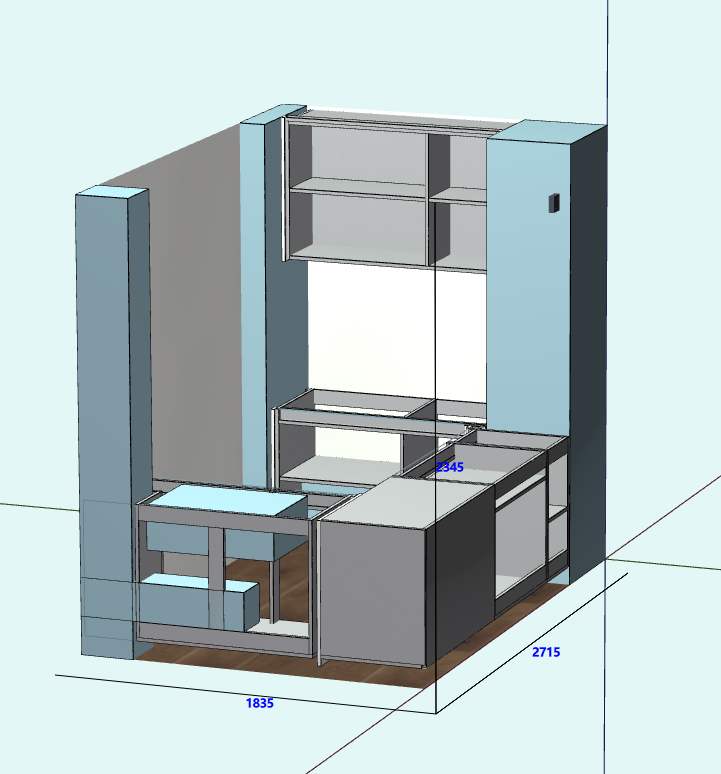 Panel furniture design, order splitting production software, you can draw cabinets with your fingers, one horizontal and one vertical, six sides of the drawing, mobile phone tablet data synchronization