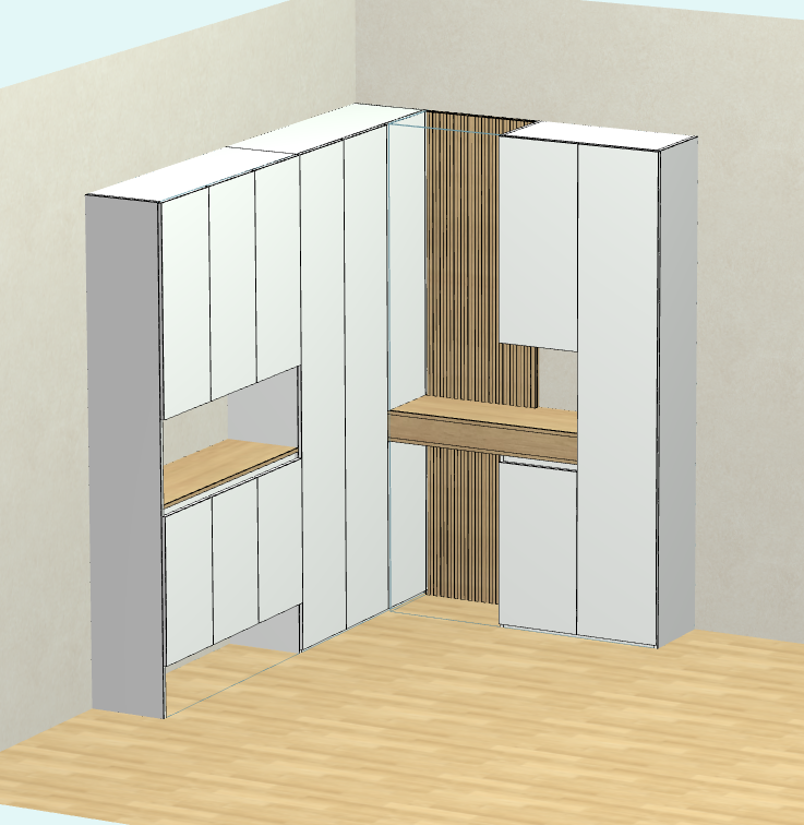 Furniture design software that includes drawing, order breakdown, material calculation, CAD export, and automatic pricing, and can be used on smartphones and tablets.