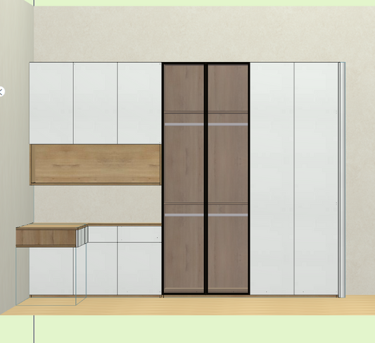 Panel furniture design, order splitting production software, you can draw cabinets with your fingers, one horizontal and one vertical, six sides of the drawing, mobile phone tablet data synchronization