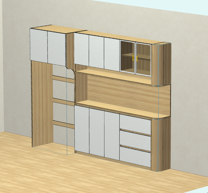 If you can't hire a designer, zero foundation and don't know CAD software, then try this cabinet for fools