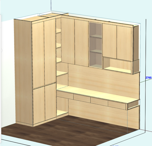 Cabinet software, drawing a drawing can be directly produced, typesetting, rendering, automatic CAD quotation, and order splitting