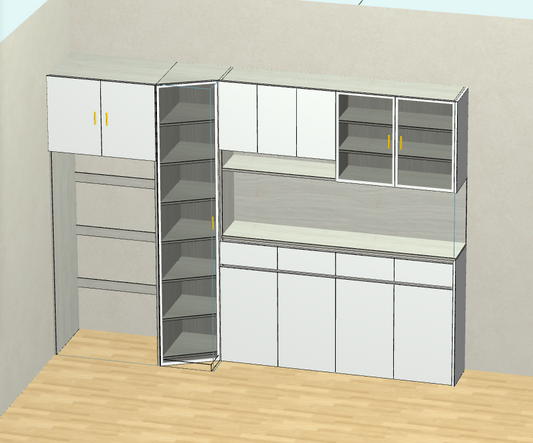 Cabinet software, drawing a drawing can be directly produced, typesetting, rendering, automatic CAD quotation, and order splitting