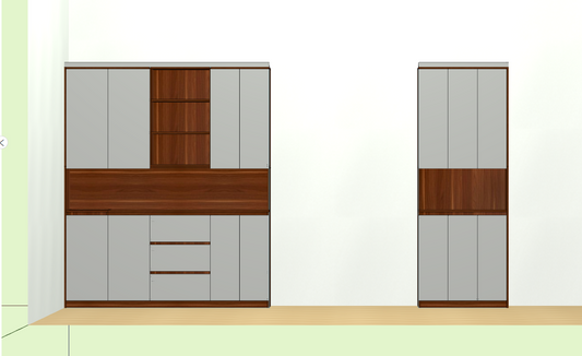 Cabinet software Panel furniture design and order software, front and back end integration