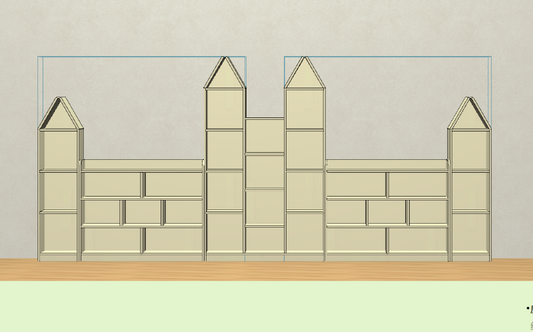 Don't worry about the design of the splitting order, this fool-like operation of the splitting software one horizontal and one vertical six-sided painting cabinet mobile phone, computer