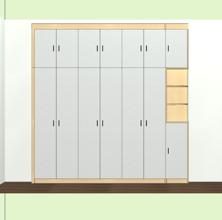 Don't worry about the design of the splitting order, this fool-like operation of the splitting software one horizontal and one vertical six-sided painting cabinet mobile phone, computer