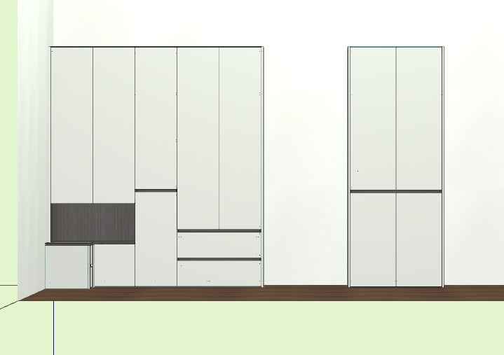 Don't worry about the design of the splitting order, this fool-like operation of the splitting software one horizontal and one vertical six-sided painting cabinet mobile phone, computer