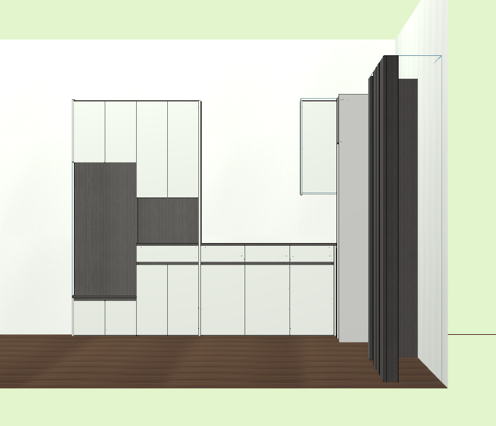 Don't worry about the design of the splitting order, this fool-like operation of the splitting software one horizontal and one vertical six-sided painting cabinet mobile phone, computer