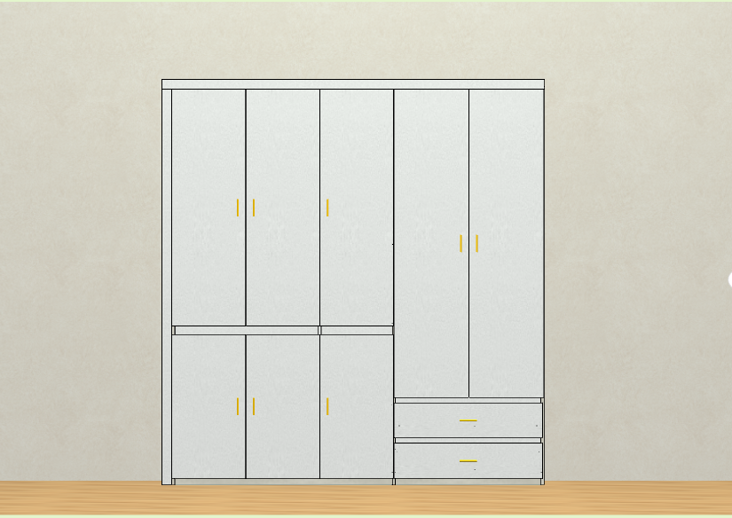 Panel furniture design and order splitting software, just draw a diagram renderings, split data Save time, save labor, and open up design to production!