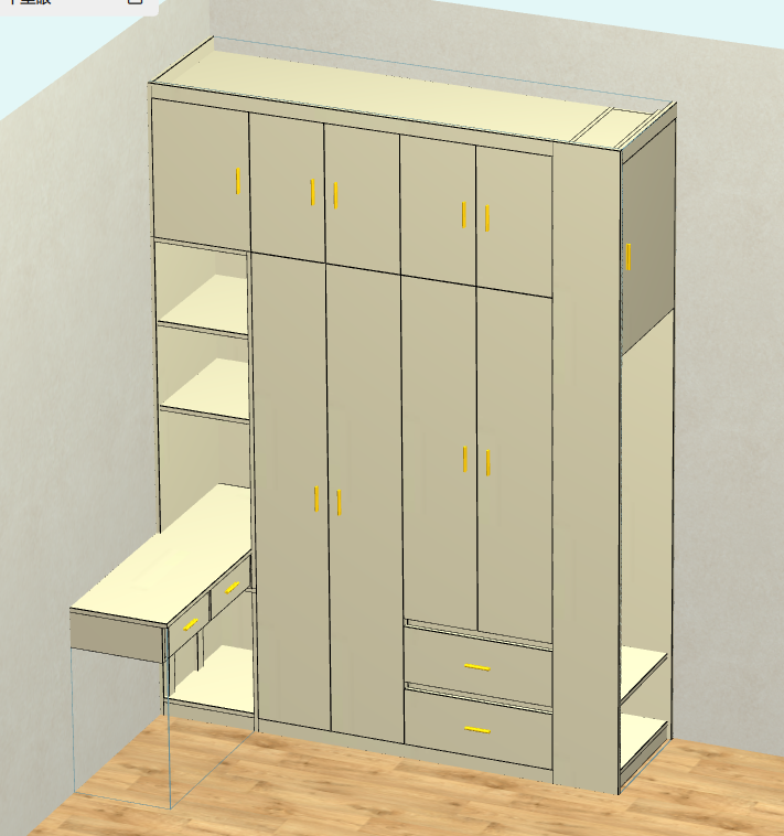 Panel furniture design and order splitting software, just draw a diagram renderings, split data Save time, save labor, and open up design to production!
