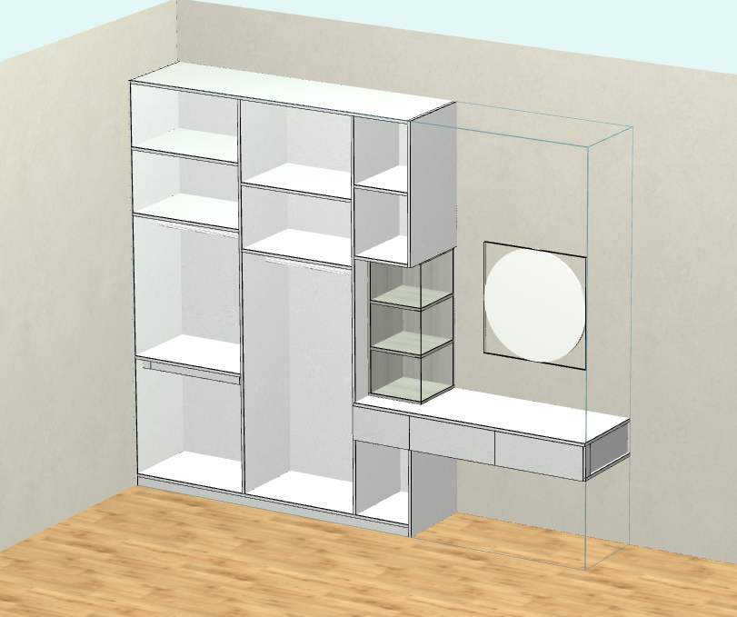 Remote eye remote docking customer customer scan the code to view the design 3D renderings electronic confirmation