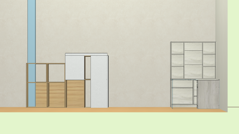 The cabinet software is a horizontal and vertical six-sided drawing cabinet, which can be operated by mobile phones, computers and tablets, and can be used in three days