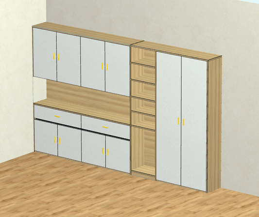 The front and back ends are integrated, and there is no need for CAD-based cabinet design and order splitting software, including docking with all domestic equipment