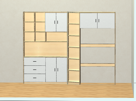 You only need to draw a diagram of the panel furniture design and order splitting software, renderings, order splitting data, and design to production in one