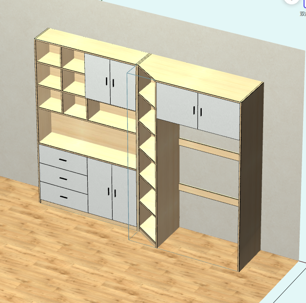 You only need to draw a diagram of the panel furniture design and order splitting software, renderings, order splitting data, and design to production in one