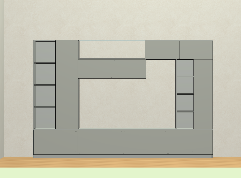 The cabinet software is a horizontal and vertical six-sided drawing cabinet, which can be operated by mobile phones, computers and tablets, and can be used in three days