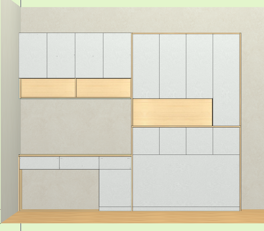 If you can't hire a designer and don't know CAD software, then try this cabinet for fools