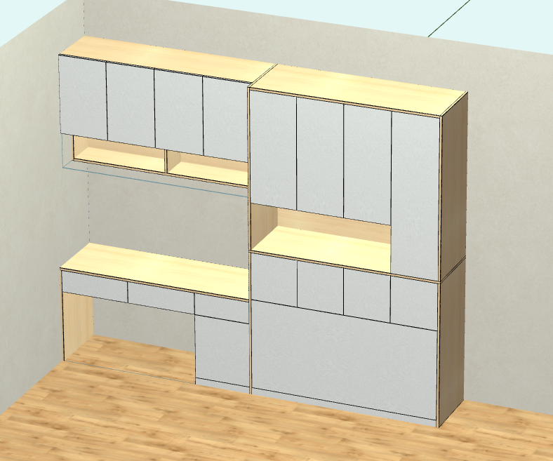 If you can't hire a designer and don't know CAD software, then try this cabinet for fools