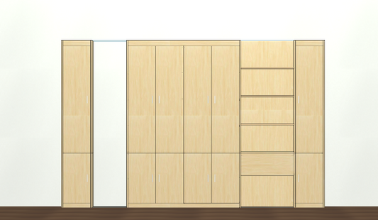 Panel furniture design and order splitting software, mobile phones, tablets, and computers can be drawn online to help the factory grow 3 times