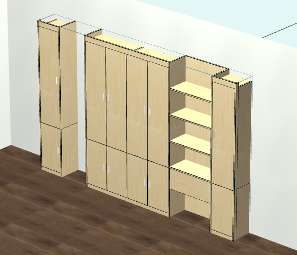 Panel furniture design and order splitting software, mobile phones, tablets, and computers can be drawn online to help the factory grow 3 times