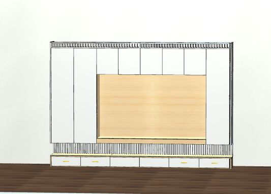 Cabinet software, simple operation, docking production, saving labor for the factory! Reduce costs! Improve the efficiency of design order splitting