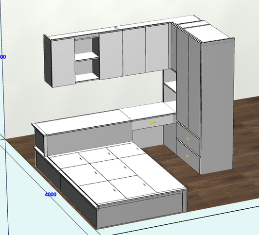 Without CAD-based order splitting software, it can be used online by multiple people at the same time, and the cabinet software is simple and convenient to operate