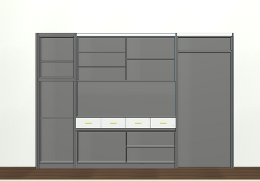 The cabinet software only needs to draw a diagram and split the order data to save time and labor