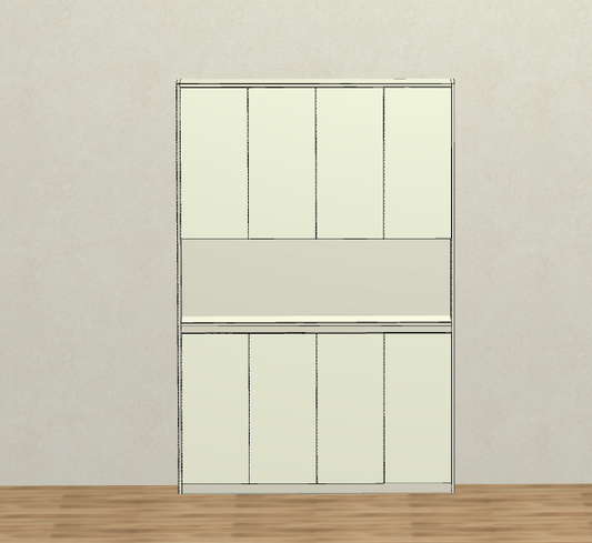 With this cabinet for dummies, you don't need to hire a designer, and you don't need a CAD software foundation